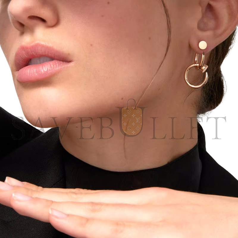 CARTIER JUSTE UN CLOU EARRINGS DOUBLE B8301527